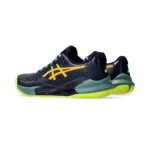 ASICS Gel Challenger 14 Padel Shoes Midnight Stadium Orange 03