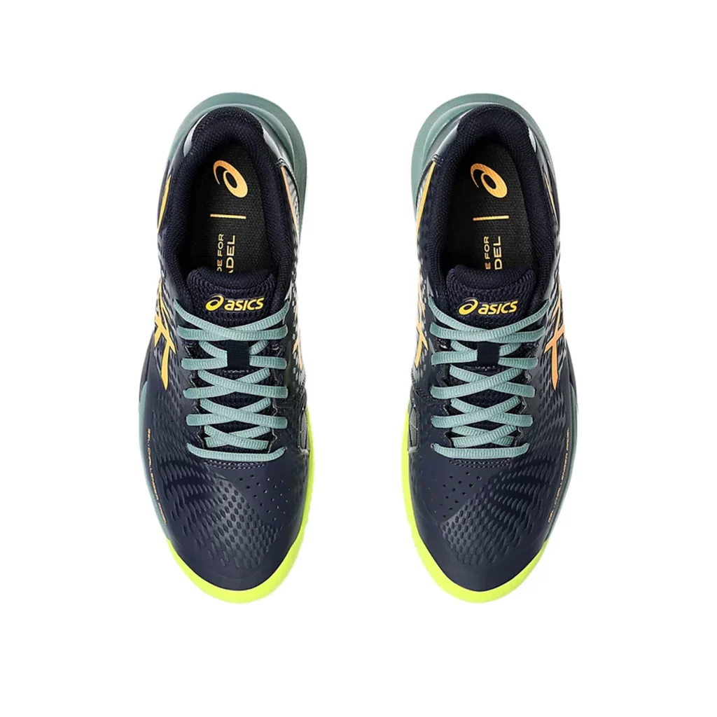 ASICS Gel Challenger 14 Padel Shoes Midnight Stadium Orange 06
