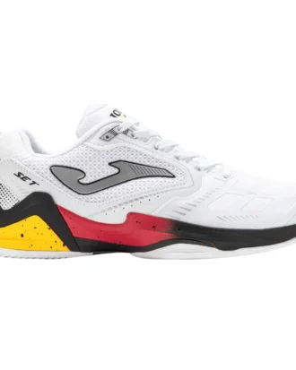 JOMA Set Men 2402 Padel Shoes White Red 00