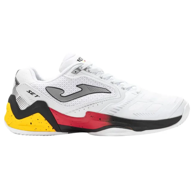JOMA Set Men 2402 Padel Shoes White Red 00