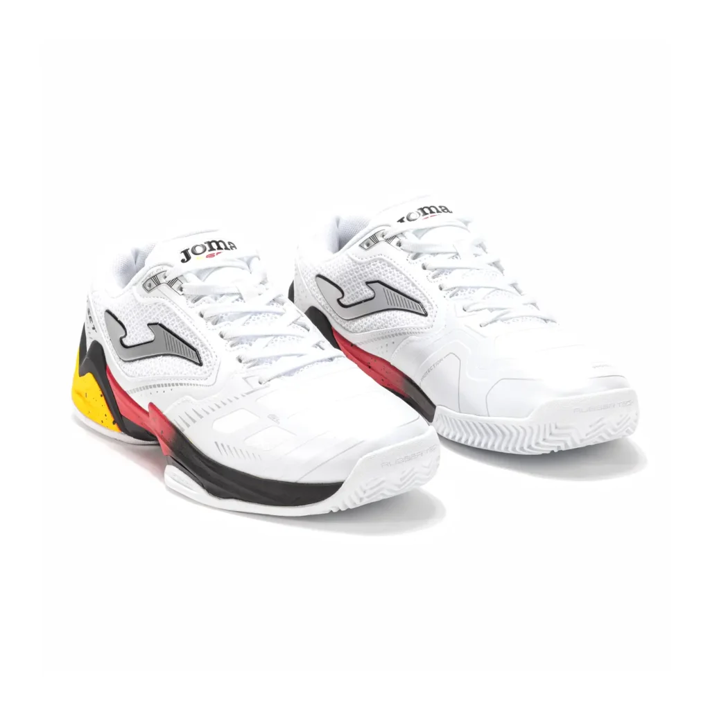 JOMA Set Men 2402 Padel Shoes White Red 04