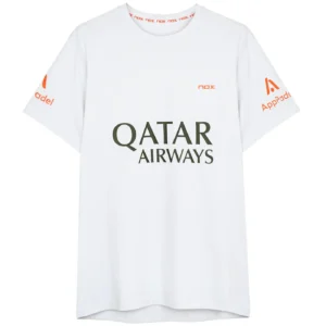 NOX Sponsors Agustin Tapia AT10 Padel T-Shirt White 02