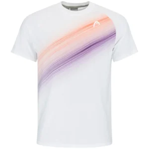 HEAD Performance Padel T-Shirt Men Printed White0