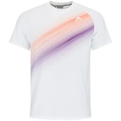 HEAD Performance Padel T-Shirt Men Printed White0