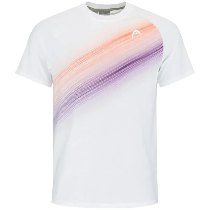 HEAD Performance Padel T-Shirt Men Printed White0