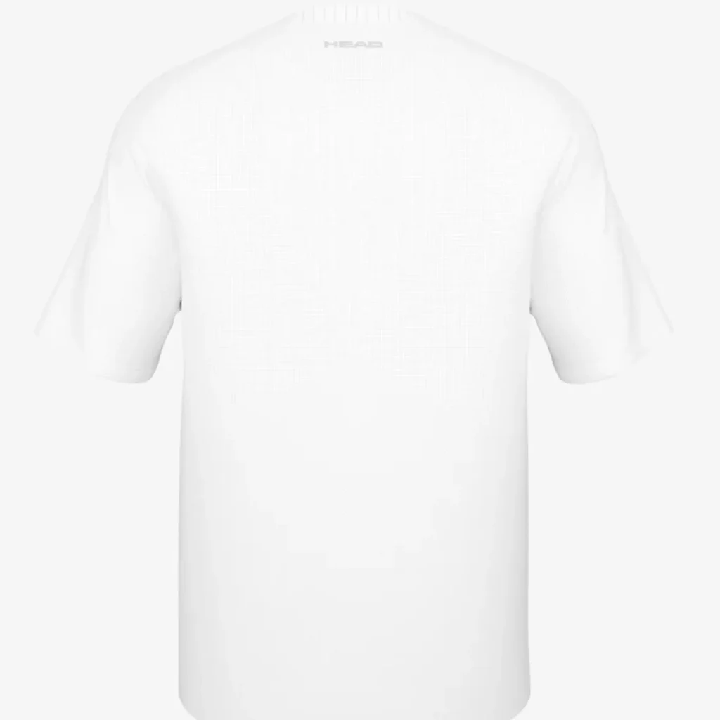 HEAD Performance Padel T-shirt Men Yellow White 01