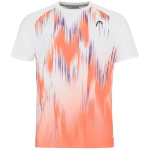 HEAD Performance Topspin Padel T-Shirt Men Flamingo Print Vision