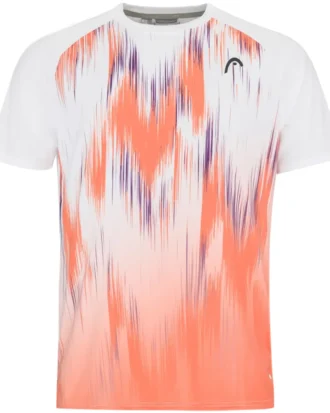 HEAD Performance Topspin Padel T-Shirt Men Flamingo Print Vision