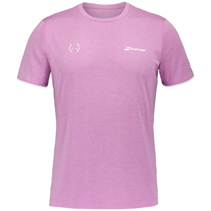 BABOLAT Padel Crew Neck Tee Juan Lebrón Men Pink 03