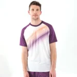 HEAD Performance Padel T-Shirt Men Lilac White 01