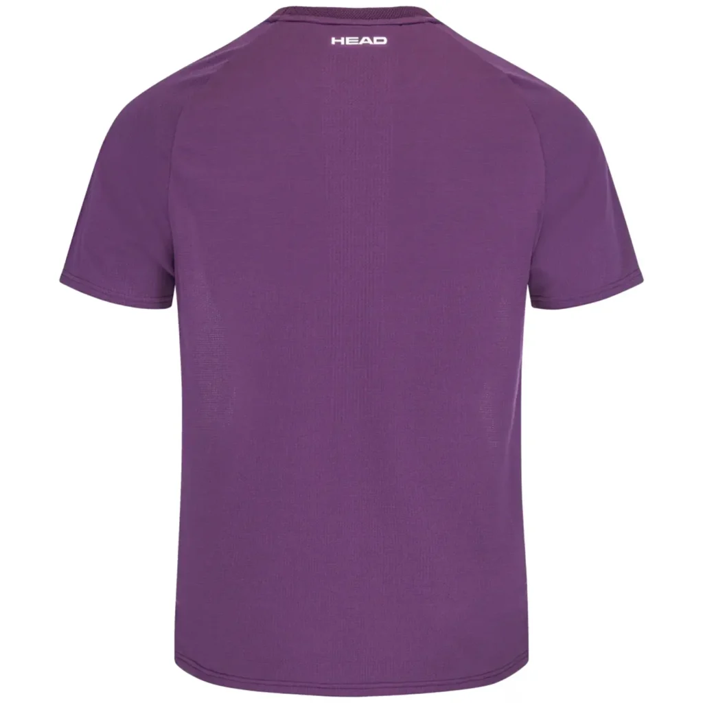 HEAD Performance Padel T-Shirt Men Lilac White 03