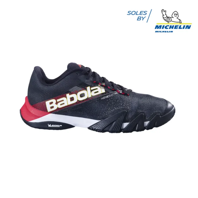 BABOLAT Jet Premura 2 Men Padel Shoes Black Red 01