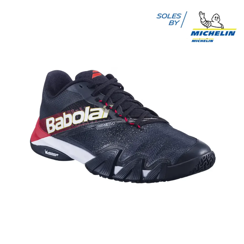 BABOLAT Jet Premura 2 Men Padel Shoes Black Red 04