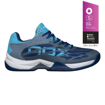 NOX AT10 LUX 2024 Padel Shoes STONE BONNIE BLUE 02