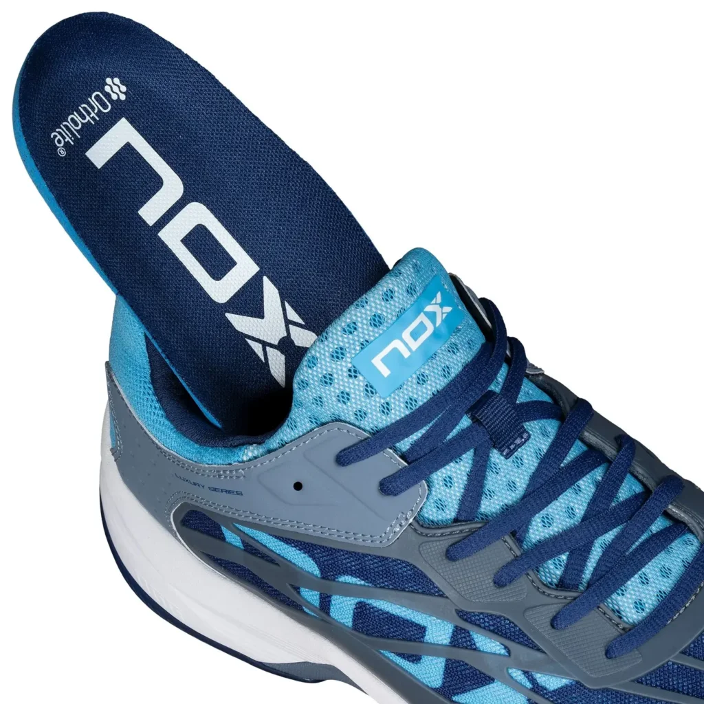 NOX AT10 LUX 2024 Padel Shoes STONE BONNIE BLUE 08