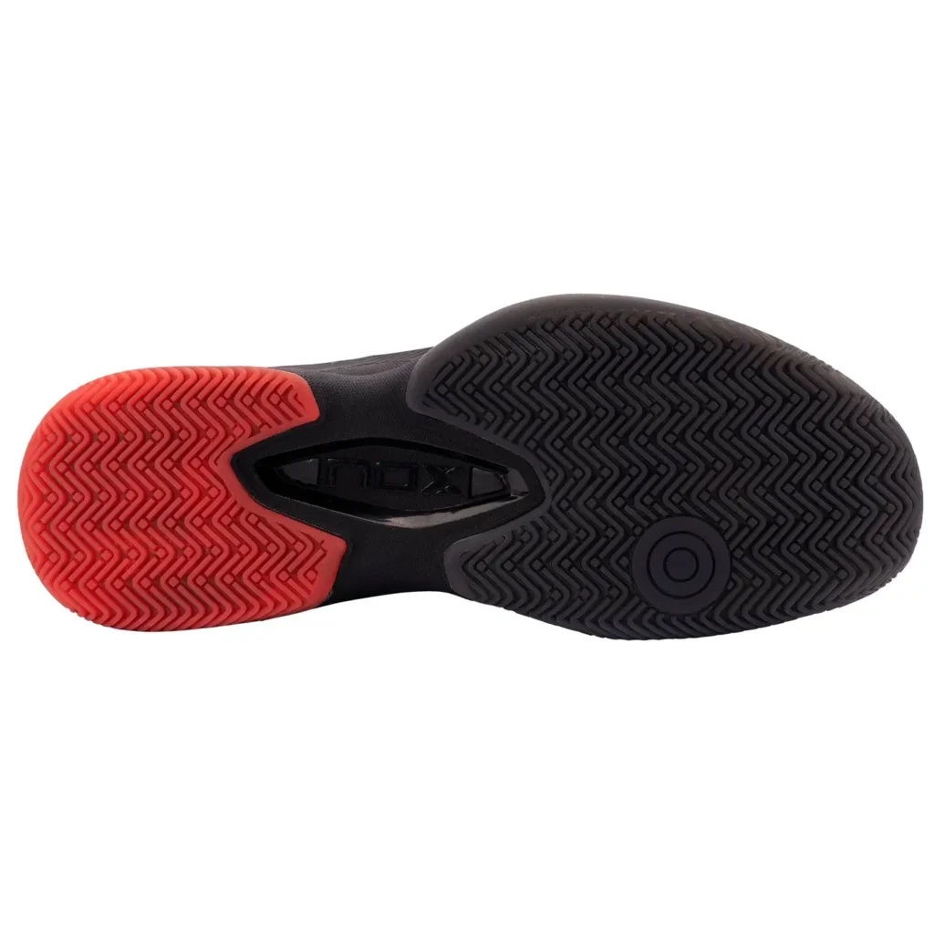 NOX AT10 LUX 2025 Padel Shoes Black Red 04