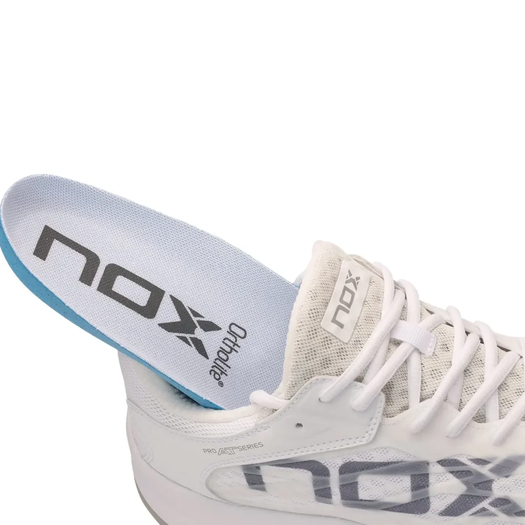NOX AT10 LUX 2025 Padel Shoes White Grey 11