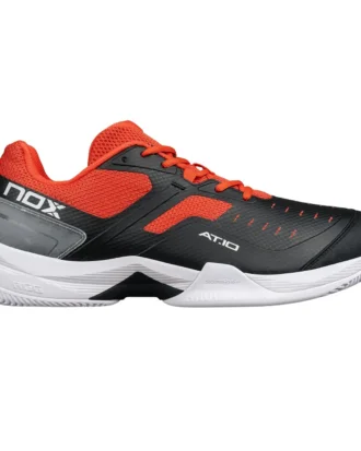 NOX AT10 PRO 2025 Padel Shoes Black Red 01