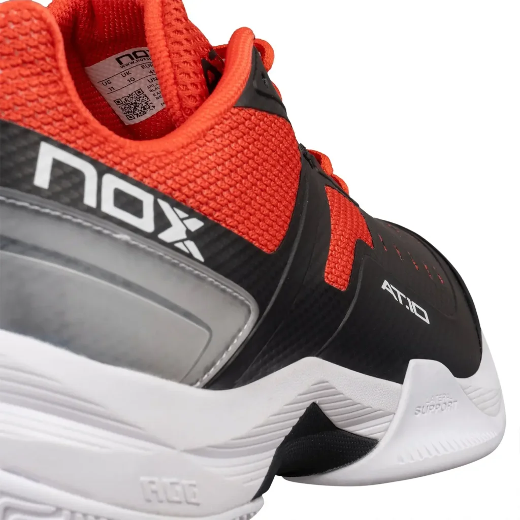 NOX AT10 PRO 2025 Padel Shoes Black Red 09