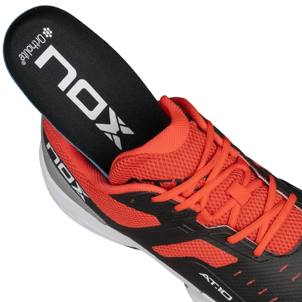 NOX AT10 PRO 2025 Padel Shoes Black Red 10