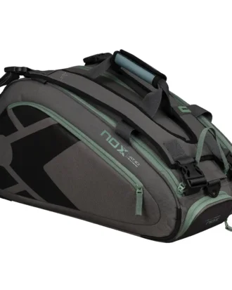 NOX AT10 Team Padel Bag Grey Green 01
