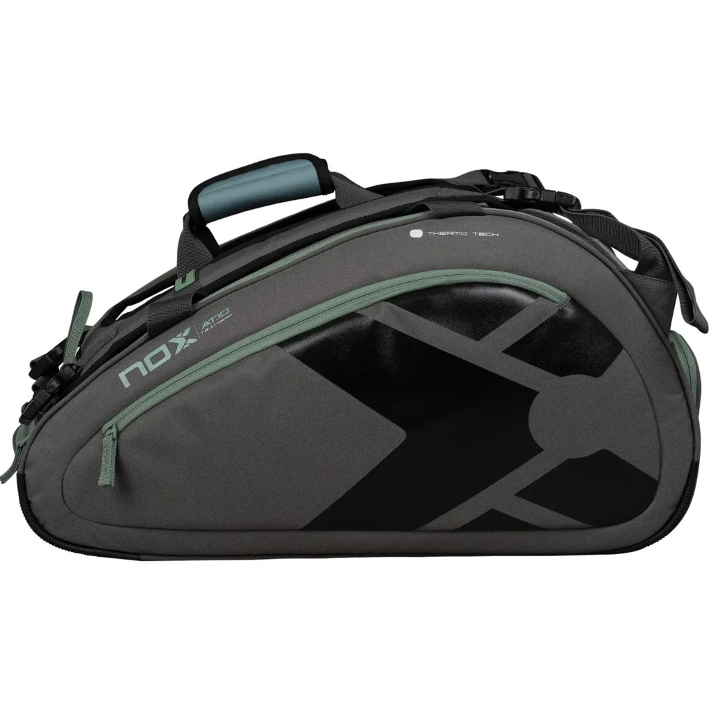 NOX AT10 Team Padel Bag Grey Green 02