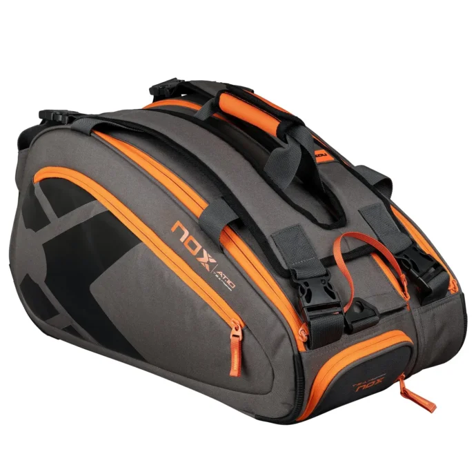 NOX AT10 Team Padel Bag Grey Orange 01