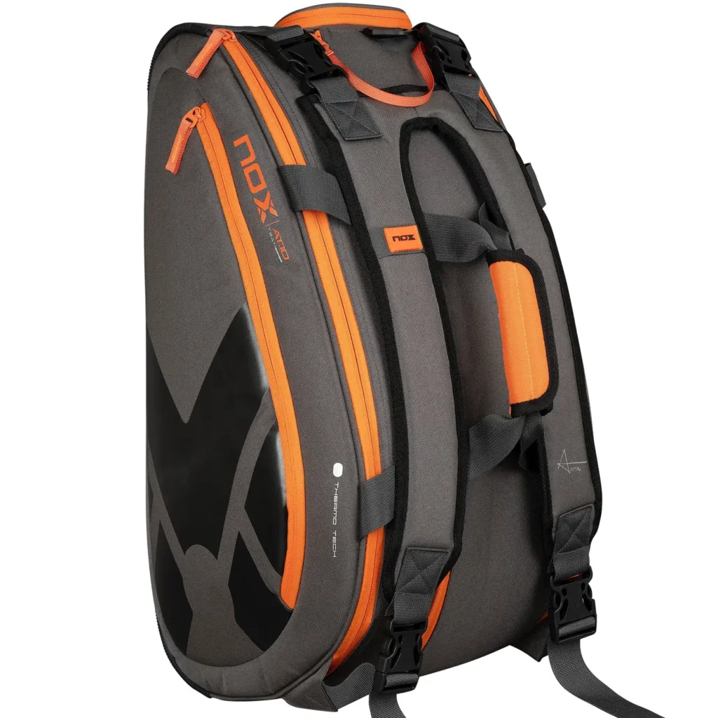 NOX AT10 Team Padel Bag Grey Orange 07