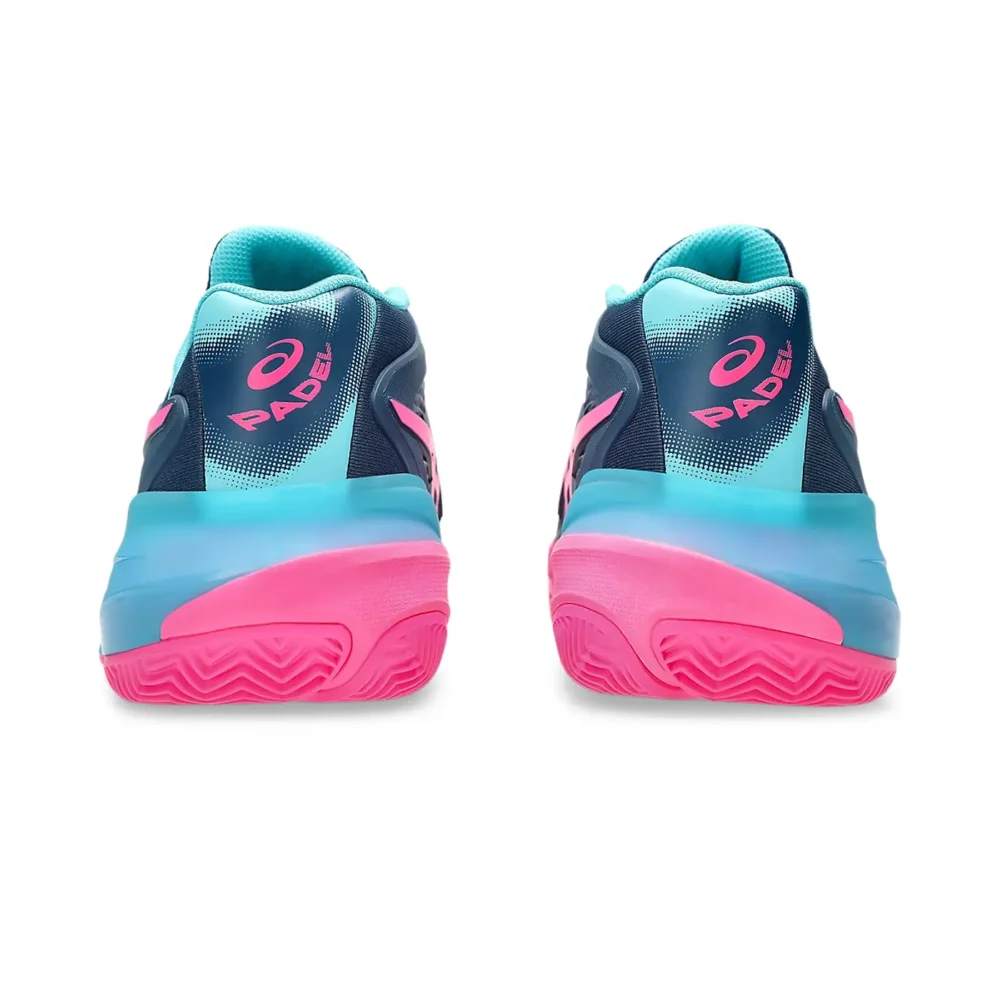 ASICS Gel-Resolution X Padel Shoes Mako Blue Hot Pink 04