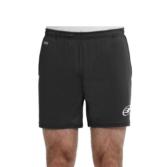 BULLPADEL Meis 25V Black Padel Short 01