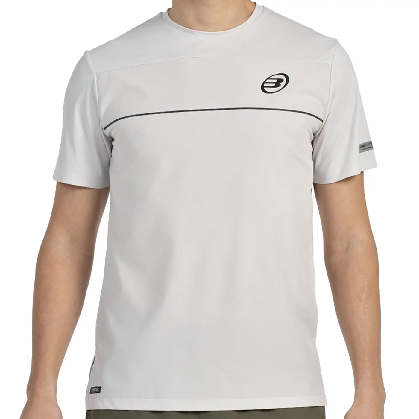 BULLPADEL Monda Padel T-Shirt Pearl Grey 04 BULLPADEL Monda Padel T-Shirt Pearl Grey 04