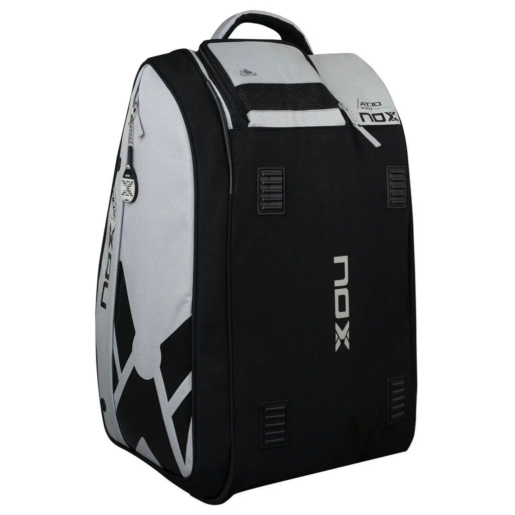 NOX AT10 Competition XL Compact Padel Bag Gris Negro 03