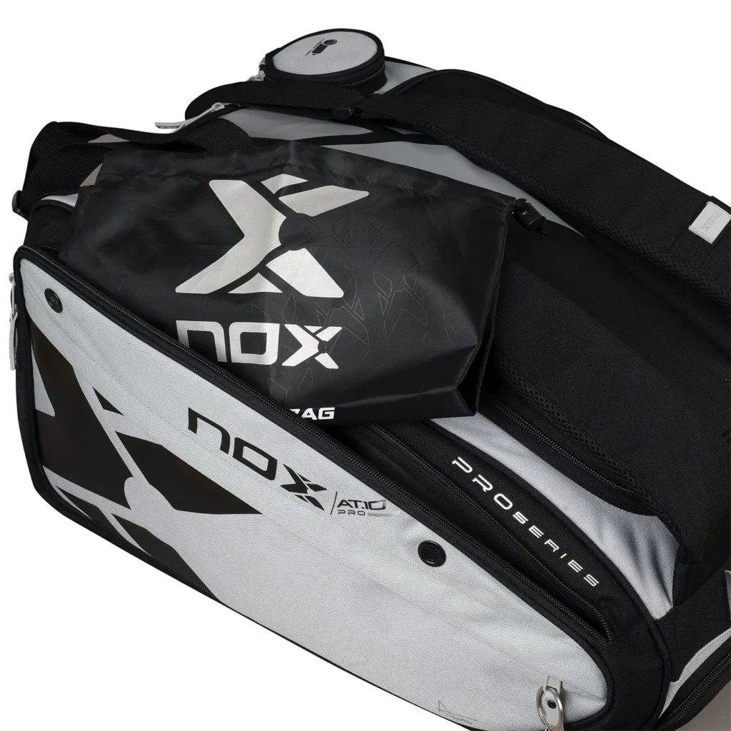 NOX AT10 Competition XL Compact Padel Bag Gris Negro 07