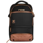 NOX Padel Backpack Luxury Open Series Black Brown 01