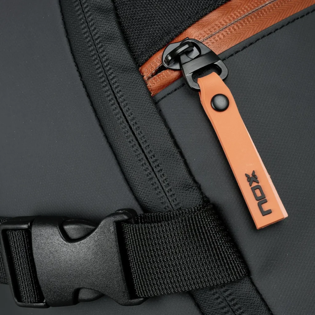 NOX Padel Backpack Luxury Open Series Black Brown 11