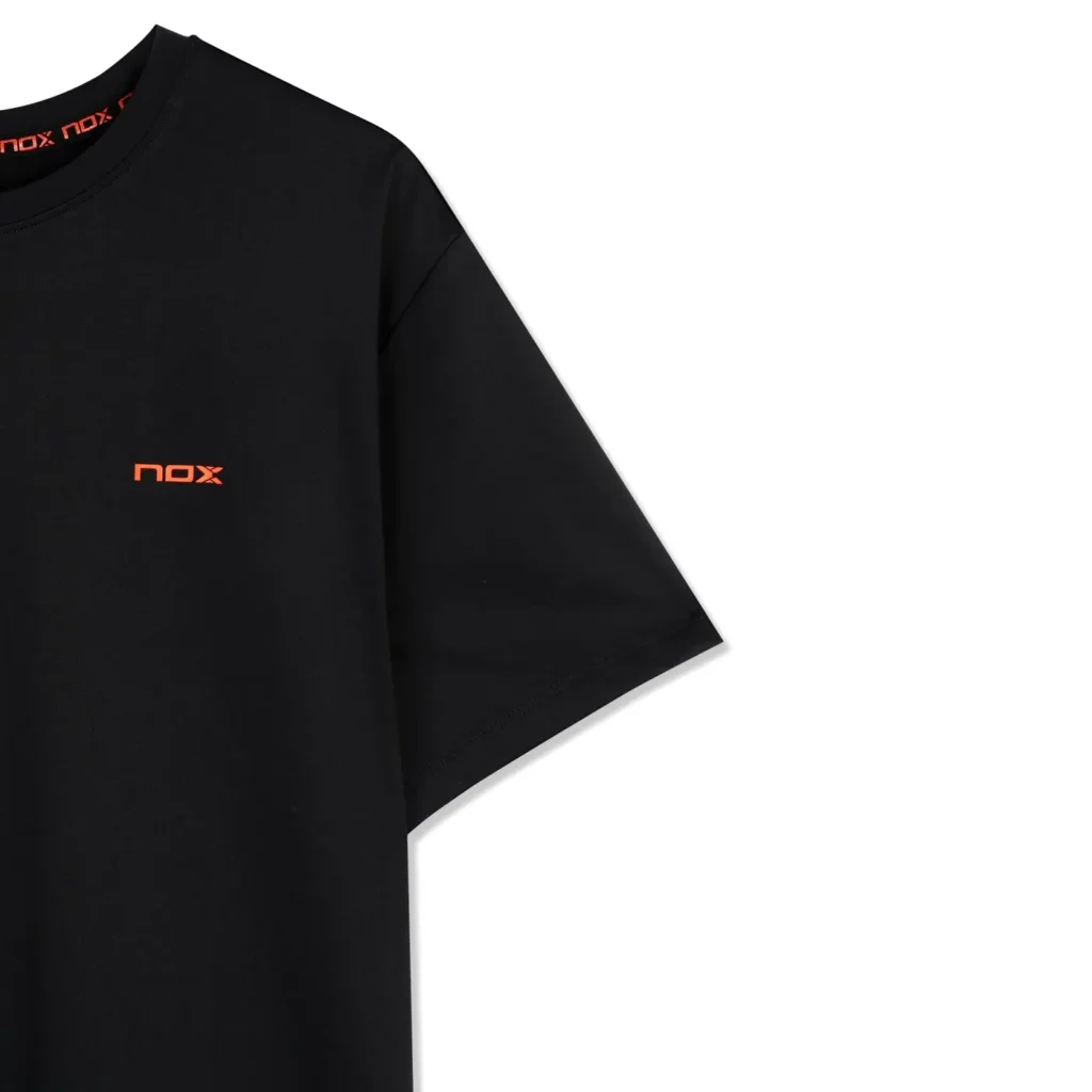 NOX Team Regular Men's Padel T-Shirt Black 04