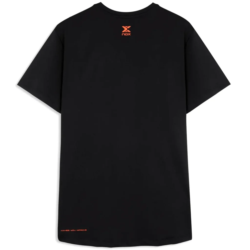 NOX Team Regular Men's Padel T-Shirt Black 06