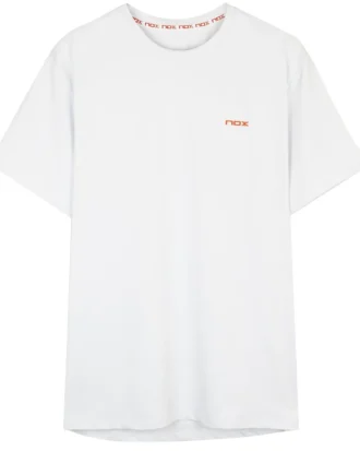NOX Team Regular Men's Padel T-shirt White 007