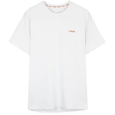 NOX Team Regular Men's Padel T-shirt White 007
