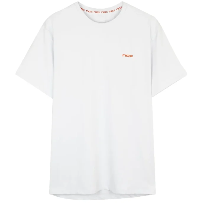 NOX Team Regular Men's Padel T-shirt White 007
