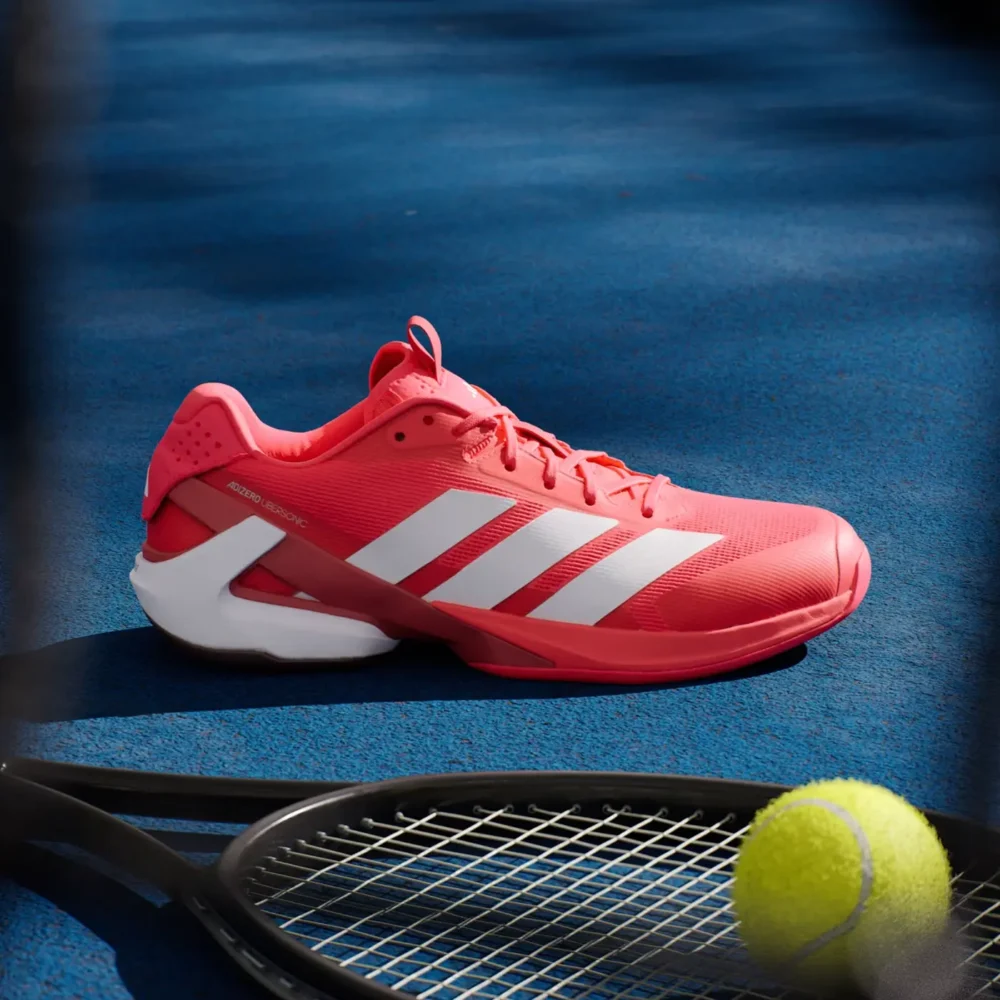 Adidas Adizero Ubersonic 5 Red Padel Shoes 010