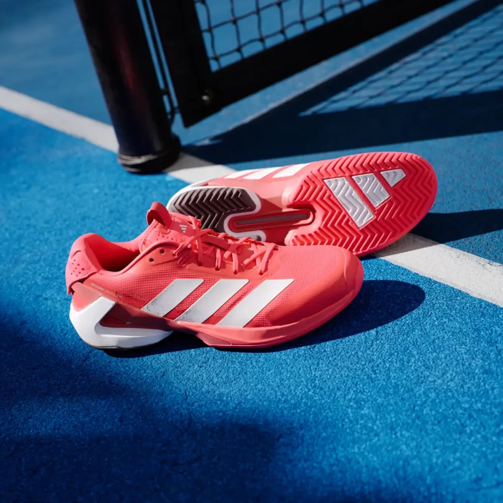 Adidas Adizero Ubersonic 5 Red Padel Shoes 05