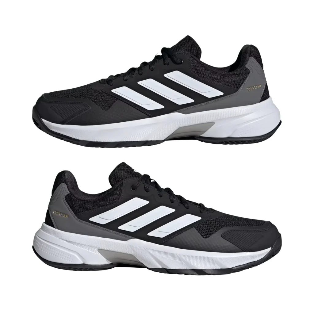 Adidas CourtJam Control 3 Black Padel Shoes 06