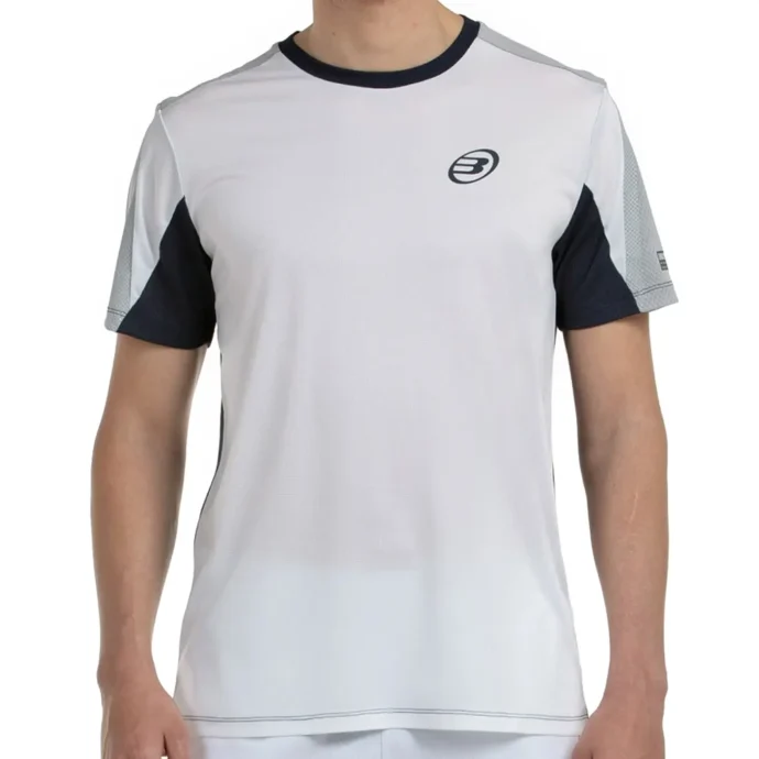 BULLPADEL Brego White Padel T-Shirt 01
