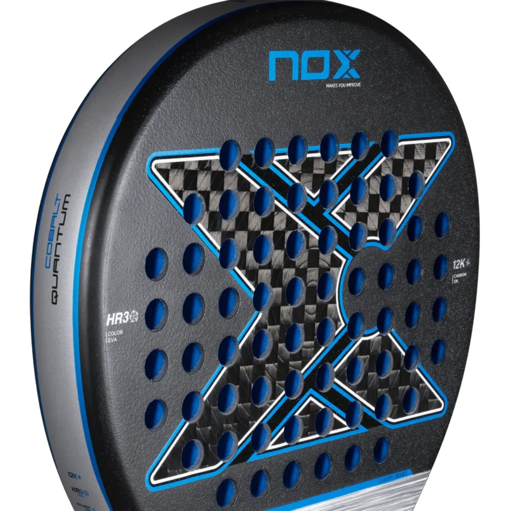 NOX Quantum 12k Cobalt Padel Racket 2025 05