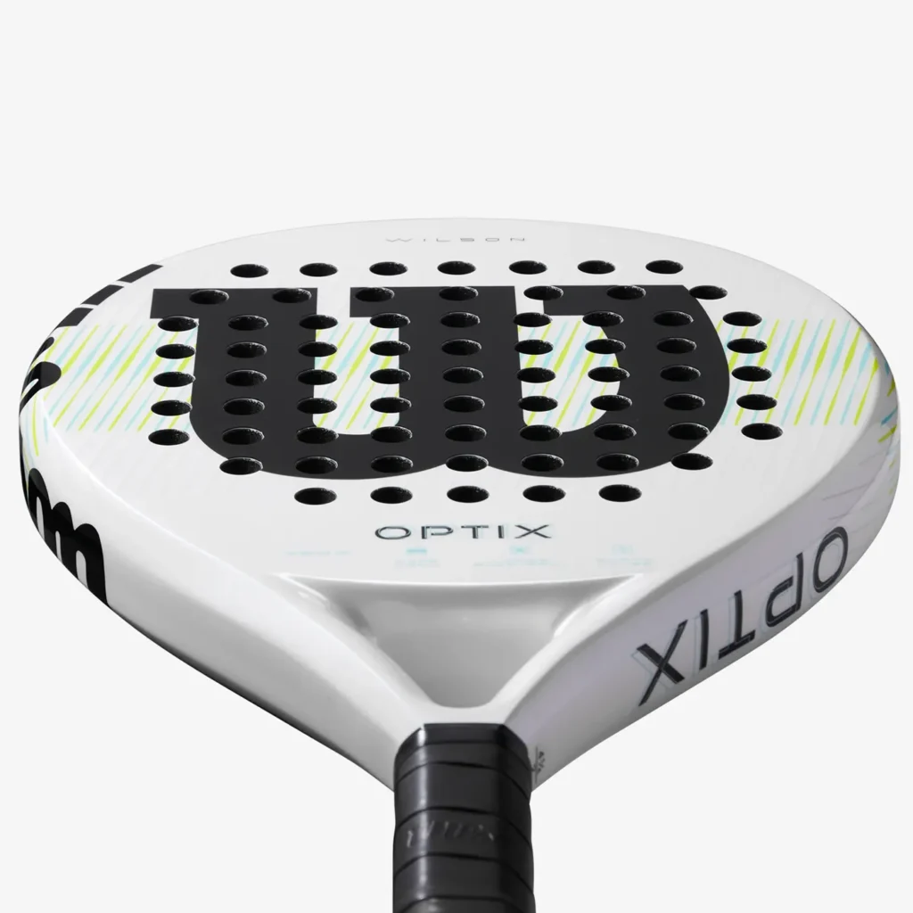 WILSON Optix V1 2025 Padel Racket White 02