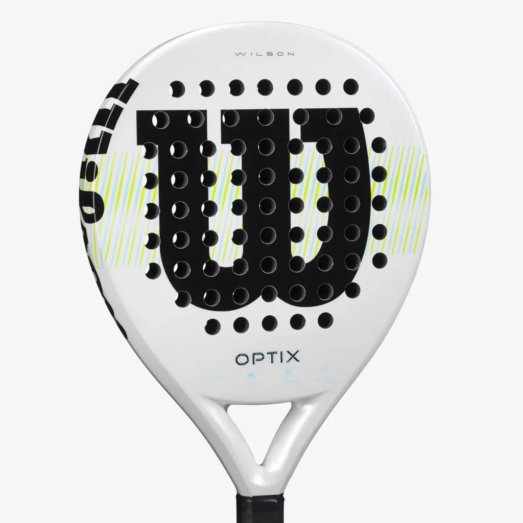 WILSON Optix V1 2025 Padel Racket White 03