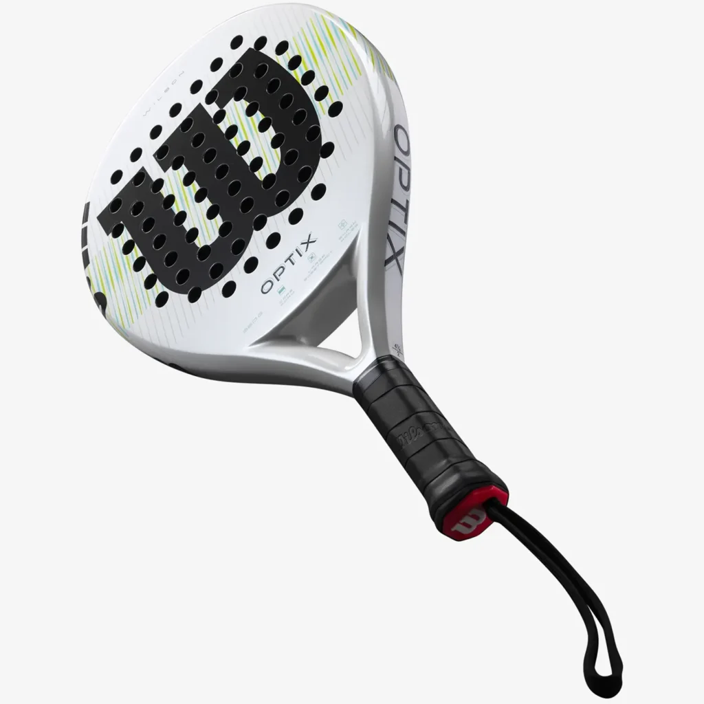 WILSON Optix V1 2025 Padel Racket White 05