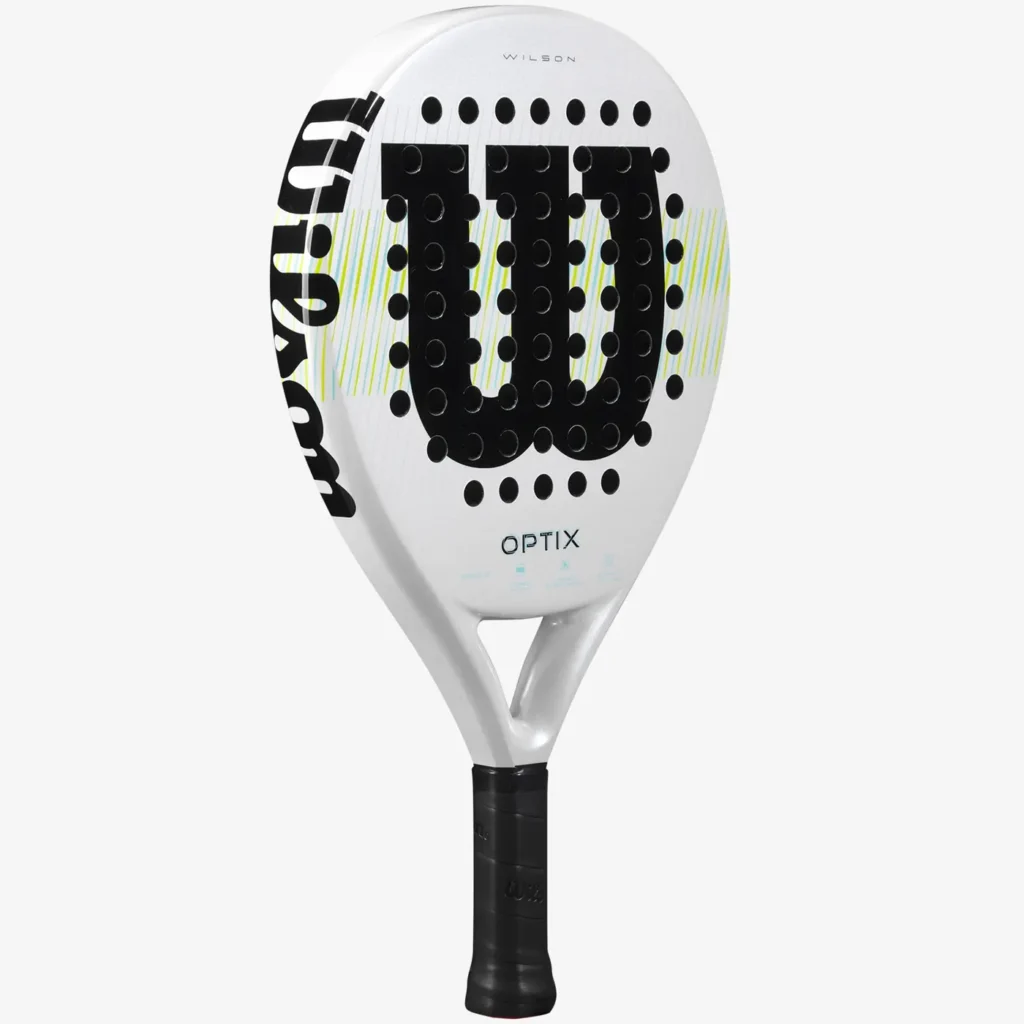 WILSON Optix V1 2025 Padel Racket White 06
