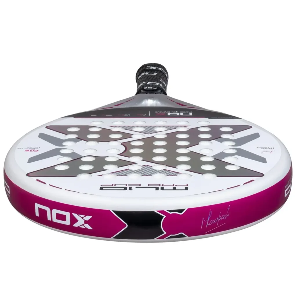 NOX ML10 PRO CUP SILVER Padel Racket Miguel Lamperti 04